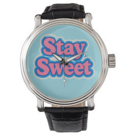 Stay Sweet: vertrouwen en positiviteit in stijl Horloge