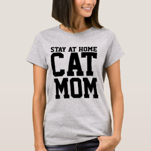 STAY THUIS CAT MOM T-shirts & tanktoppen
