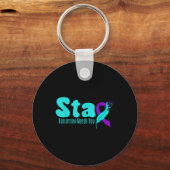 Stay Tomorrow Need You Suicide Prevention Awarenes Sleutelhanger (Voorkant)