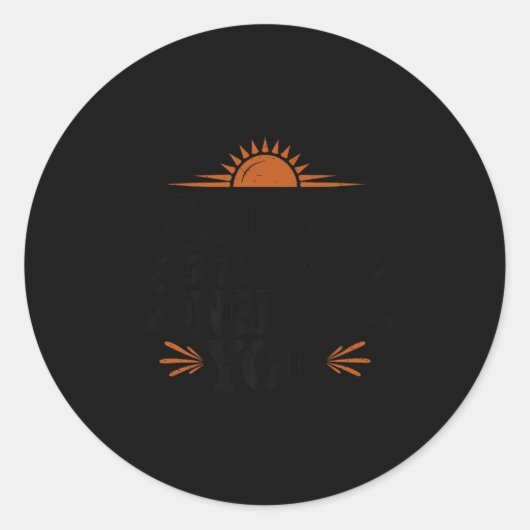 Stay Tomorrow Needs You, Suicide Awareness Mental  Ronde Sticker (Voorkant)