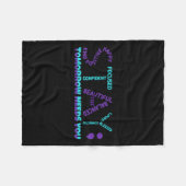 Stay Tomorrow Needs You Suicide Prevention Awarene Fleece Deken (Voorkant (Horizontaal))