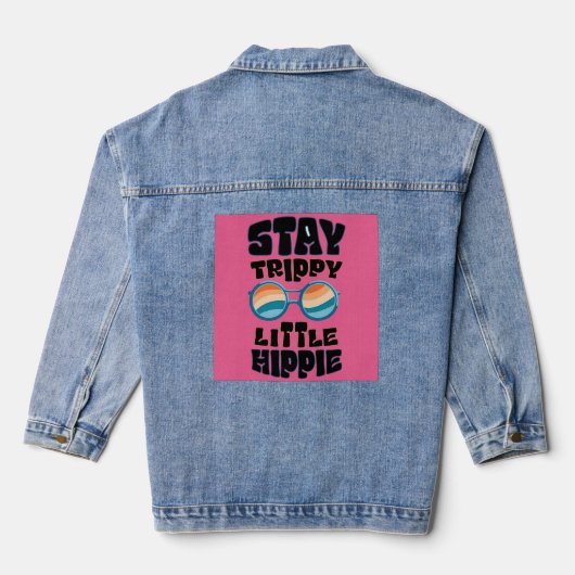 Stay Trippy Little Hippie - Retro Psychedelic Desi (Verso)