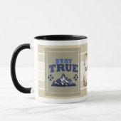 Stay True Personalized Mountain Mug – Floral Adven Mok (Links)