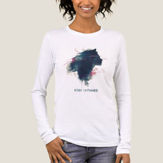 Stay Unlimited – Girl Face Minimal Art Tee Tri-Blend Shirt