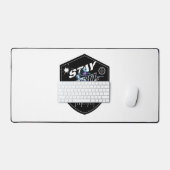 "Stay Vigilant - Bold Motivational Design" (Clavier et souris)