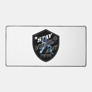 "Stay Vigilant - Bold Motivational Design"