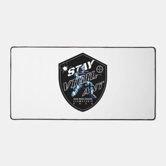 "Stay Vigilant - Bold Motivational Design" (Recto)