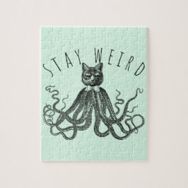 Stay Weird Catopus Cat and Octopus Mashup Legpuzzel