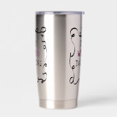 Stay Weird Darling Geïsoleerde Drinkbeker (Links)