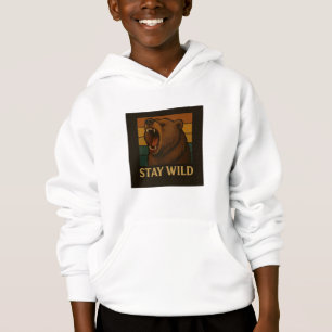 Stay Wild Animal Graphic voor Natuur Lover