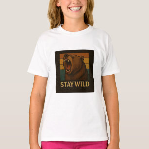 Stay Wild  Animal Graphic voor Natuur Lover T-shirt