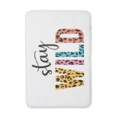 Stay Wild Badmat (Voorkant Verticaal)