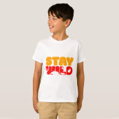 Stay WILD Basic Design Kids Basic T-shirt Basic (Devant entier)