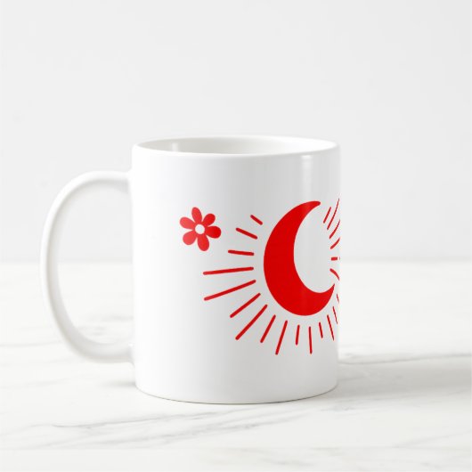 Stay Wild Moon Child beroemd gemaakt door Boho Cel Koffiemok (Links)