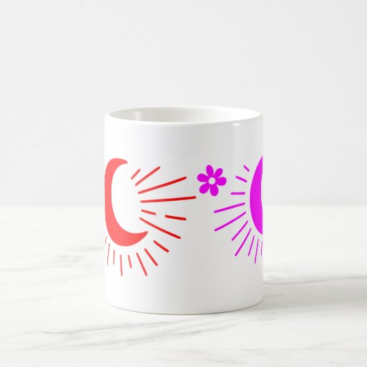 Stay Wild Moon Child - Boho Celestial Coffee Mok (Center)