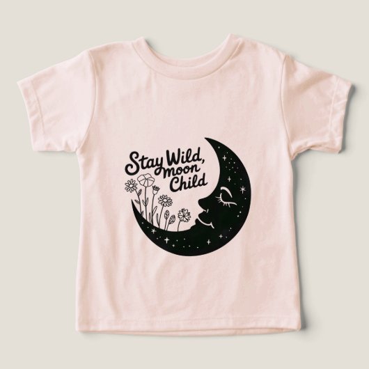 Stay Wild Moon Child Kids T-Shirt (Design Recto)