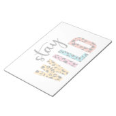 Stay Wild Notitieblok (Schuin)