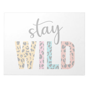 Stay Wild Notitieblok