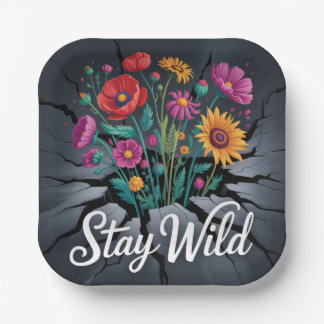 Stay Wild Papieren Bordje