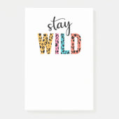 Stay Wild Post-it® Notes (Voorkant)