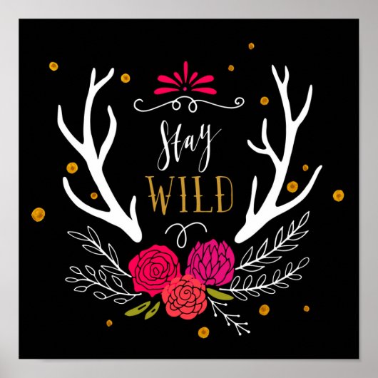 Stay Wild Poster (Voorkant)