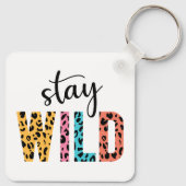 Stay Wild Sleutelhanger (Achterkant)