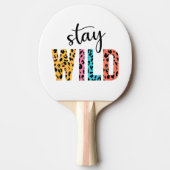 Stay Wild Tafeltennisbatje (Voorkant)