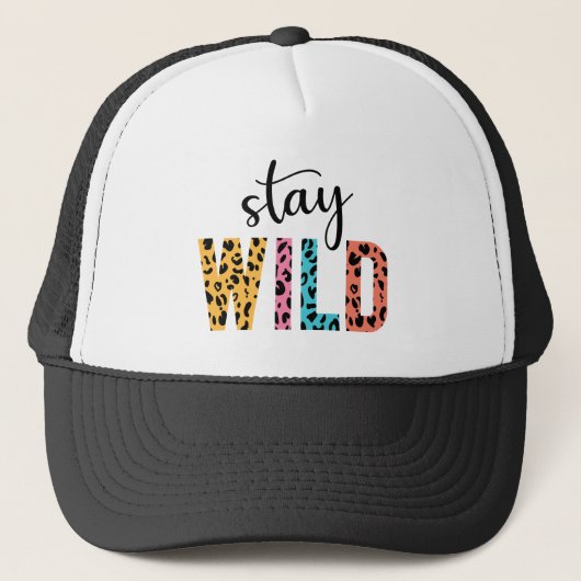Stay Wild Trucker Pet (Voorkant)