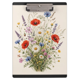 Stay Wild | Vintage Wild Herbs Botanical Design Klembord