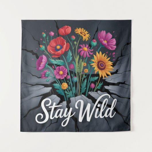 Stay Wild Wandkleed (Voorkant)