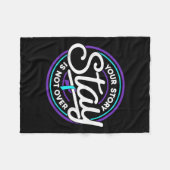 Stay Your Story Is Not Over Suicide Prevention Awa Fleece Deken (Voorkant (Horizontaal))
