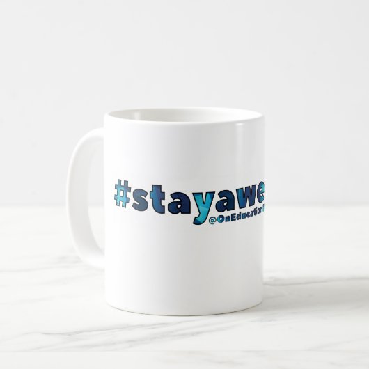 #stayawesome Mug (Devant gauche)
