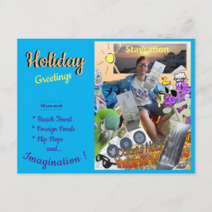 Staycation 'Vakantie groeten' Briefkaart
