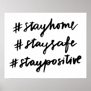 #stayhome #staysafe #stayposium poster