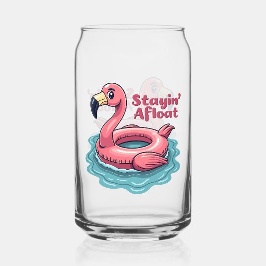 Stayin’ En Mer Funny Flamant rose Pool Flottant Re (Verso)