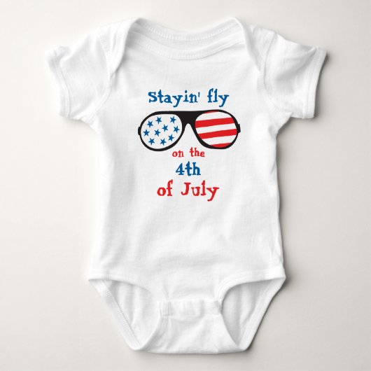 Stayin vliegt op 4 juli romper (Voorkant)