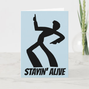 STAYIN'LEVEN! BIRTHDAGSKAARTEN KAART