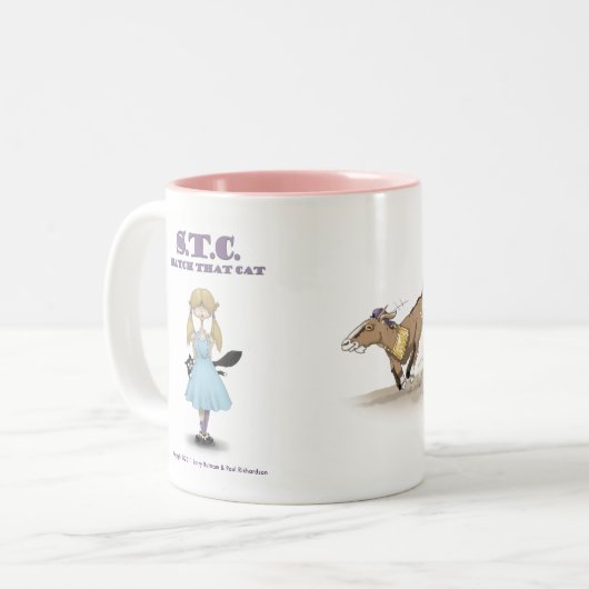 STC-mok Tweekleurige Koffiemok (Voorkant links)