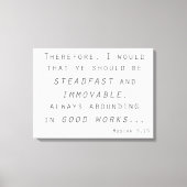 steadfast immobile lds scription mosiah canvas afdruk (Voorkant)