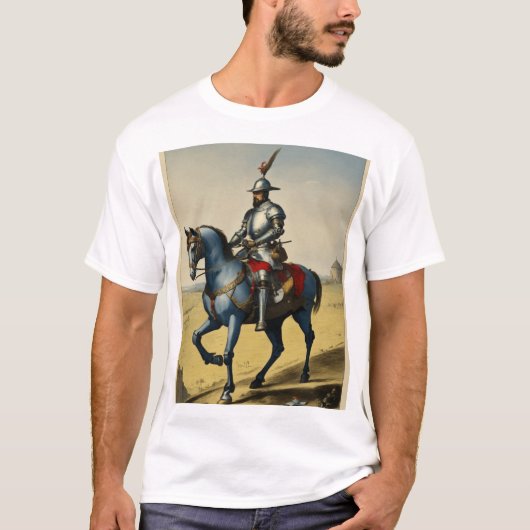 Steadfast Knight:  pantser T-shirt (Voorkant)