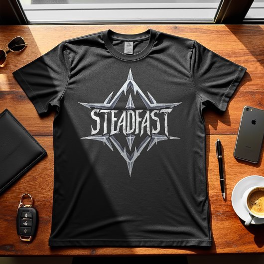 Steadfast - Motivatie ontwerp T-shirt