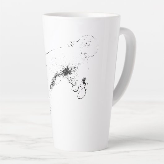 Steady Eyes bij Harvest Dusk Latte Mok (Rechterhoek)