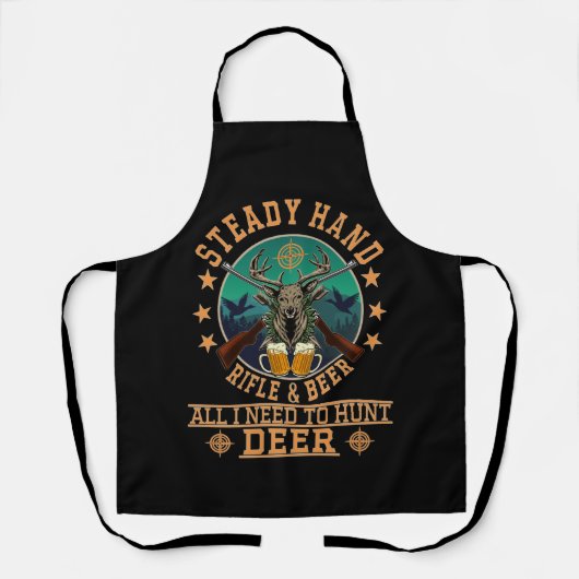STEADY HAND RIFLE EN BEER SCHORT (Voorkant)