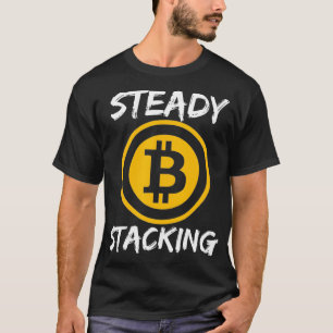 Steady Stapelbitmunt en crypto Draag voor mannen e T-shirt
