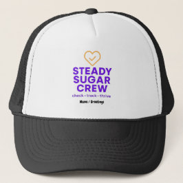 Steady Sugar Crew Empowering Wellness and Balance  Trucker Pet