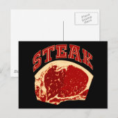 Steak Briefkaart (Voorkant / Achterkant)