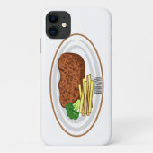 Steak cartoon illustratie Case-Mate iPhone case (Achterkant)