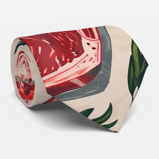 Steak cru et Cravate de romarin (Roulé)