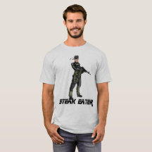 Steak Eater - T-Shirt W/Solid Hank