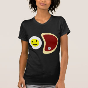 Steak en eieren t-shirt